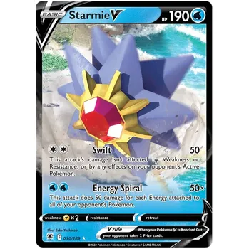 Sběratelská karetní hra Pokémon TCG Starmie V 030/189