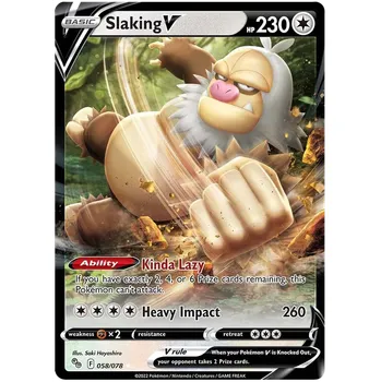Sběratelská karetní hra Pokémon TCG Slaking V 058/078