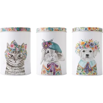 Dóza na potraviny Kitchen Craft, Anglie Kitchen Craft - Sada tří plechových dóz Tipperleyhill Barva: jako na obrázku