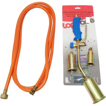 Stavební hořák Hořák PB opalovací, hadice 3m, regulátor tlaku, sada, směšovací komora O 30, 40, 50x450mm, profi