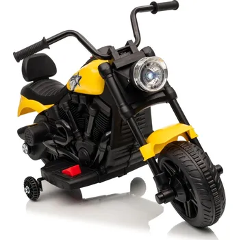 Dětské elektrovozidlo RKToys Elektrická motorka STAR 6V žlutá