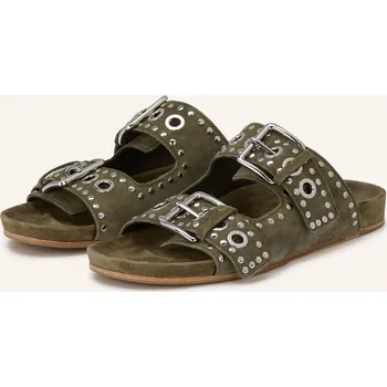 Dámské sandále Kennel & Schmenger Dámské Pantofle Love S Cvočky, olivová /...