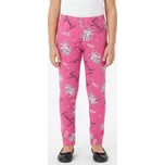 BAVLNĚNÉ DÍVČÍ LEGÍNKY JEDNOROŽEC NOVINKA Barva: Růžová, Velikost: 116