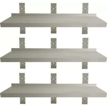 police vasegastro Nástěnná police - 1,8 x 0,3m - 3-patrová