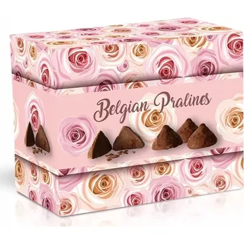 Čokoláda Selllot Belgické pralinky růžové růže 200g (Selllot Belgické pralinky růžové růže 200g)