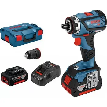 Elektrické nířadí Bosch GSR 18V-60 FC Professional – aku vrtací šroubovák (FlexiClick set) (18V • Brushless • FlexiClick • 5.0Ah set)