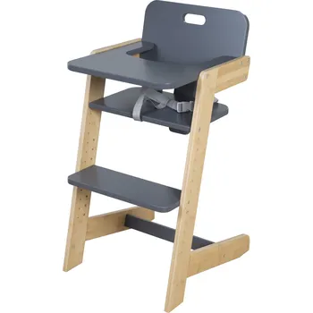 Dětské zboží roba Dětská rostoucí jídelní židlička (nature up, dvoubarevná antracitová)