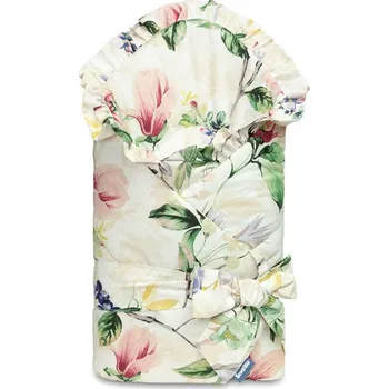 Zavinovačka Sensillo Zavinovačka pro miminko s volánkem 75x75 cm Magnolie