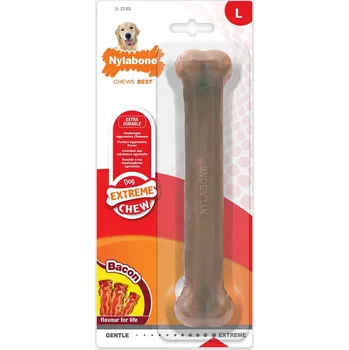 Hračka pro psa Nylabone hračka Extreme kost příchuť slanina L