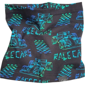 Nákrčník ESITO | Bavlněný nákrčník Rainbow formule - černá / 44