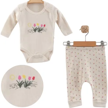Kojenecká souprava 2dílná dětská souprava – body a tepláčky Lale 68/74 (6-9 m)