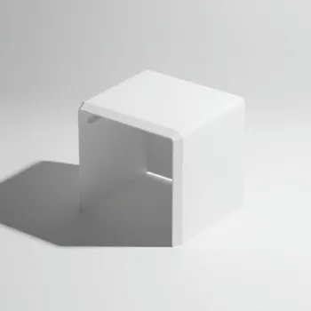 elektroinstalační lišta Kryt KOPOS LH 40x40 koncový 8641 HB bílá