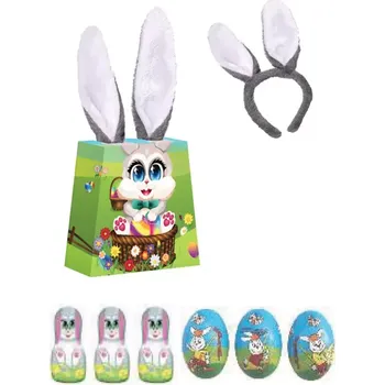 Velikonoční dekorace Velikonoční box s ušima 75g