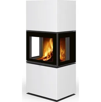 Krbová kamna ROMOTOP LERA C G krbová kamna 2,9-7,5 kW, černá matná