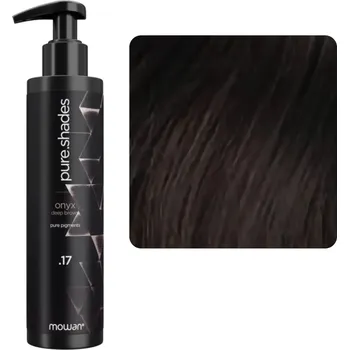 Barva na vlasy Barvící maska Pure Shades odstín Onyx Deep Brown. 2V 1 toner a maska.