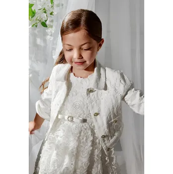 Dívčí bunda Dětská bunda Abel&Lula 5395.1.Mini.PPY2 bílá 00X, vel. 140