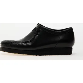 Pánské tenisky Tenisky Clarks Originals Wallabee Black Leather EUR 45