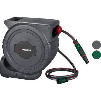 Zavlažování PARKSIDE® Nástěnný navíjecí buben s hadicí, 25 m