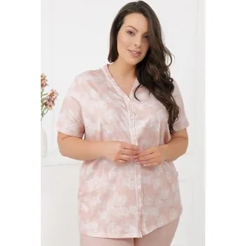 Dámské oblečení Dámské pyžamo Italian Fashion Perla - bavlna Lososová M