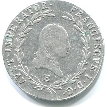 František II. 20 Kreuzer 1821/E. Gyulafehérvár. Ag.
