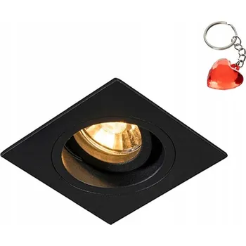 KULATÉ STROPNÍ SVÍTIDLO ZUMA LINE CHUCK DL SQUARE 92704-N ČERNÉ