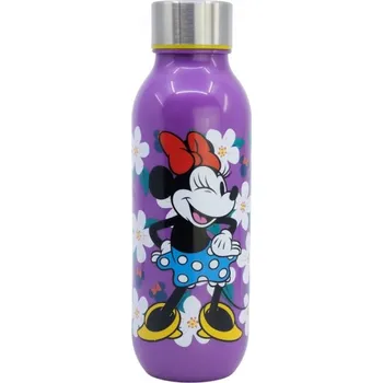 Láhev Dětská plastová láhev Minnie Mouse 640 ml – šroubovací uzávěr, BPA free, 81298