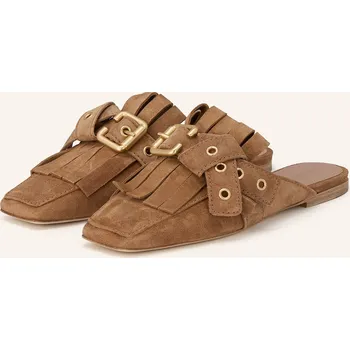 Dámské sandále Kennel & Schmenger Dámské Pantofle Leila S Cvočky, velbloudí...