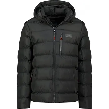 Pánské oblečení GEOGRAPHICAL NORWAY bunda - vesta pánská BADAMO MEN zimní černá 3XL