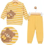 2-dílná souprava s medvídkem – mikina a tepláčky 74/80 (9-12 m)