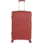 Cestovní plastový kufr tmavě červený - Ormi Torian L červená