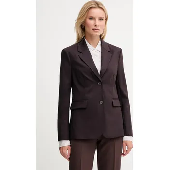 Dámské sako Sako s přídavkem vlny Tommy Hilfiger WW0WW46662 burgundské 93X, vel. 34