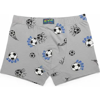 Chlapecké spodní prádlo CHLAPECKÉ TRENKY BOXERKY FOTBAL NOVINKA Barva: Šedá, Velikost: 140/146