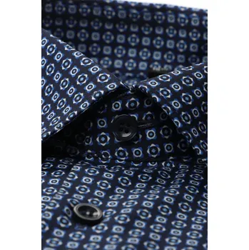 Pánská košile Marvelis Body Fit Level 5 pánská společenská košile 751814 18 Modrá 40