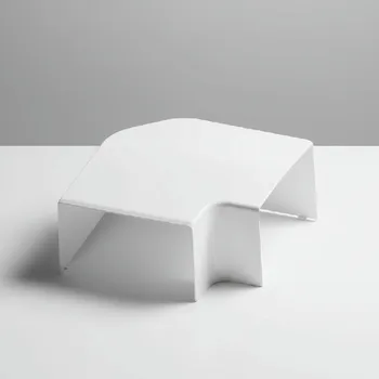 elektroinstalační lišta Kryt KOPOS PK 110x65 D roh ohybový 8213 HB bílá