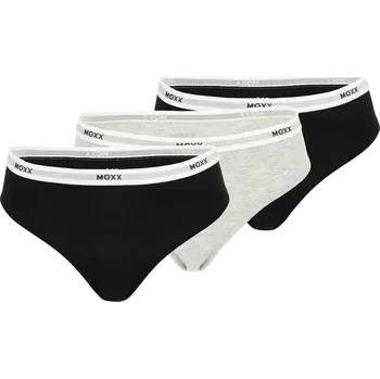 Kalhotky MEXX Dámské kalhotky, 3 ks (černá/šedá, M)