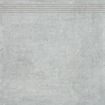 Dlažba Rako Cemento DCP62661, schodovka, šedá, matná, hladká, 60 x 60 x 0,9 cm