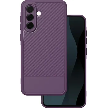 Pouzdro na mobilní telefon Samsung Galaxy A17 4G A175 silikonové pouzdro Simple Carbon Color purple