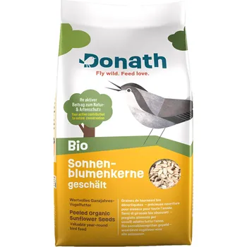 Pro ptáka Donath Organic Loupaná slunečnicová semena 1 kg EXP 3/2026