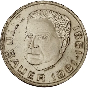 Stříbrná mince 500 Schilling Otto Bauer 1981