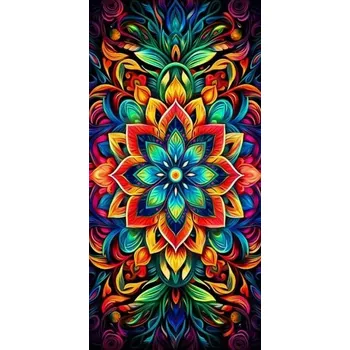 Diamantové malování Diamantové malování - Barevná mandala (85 x 45)