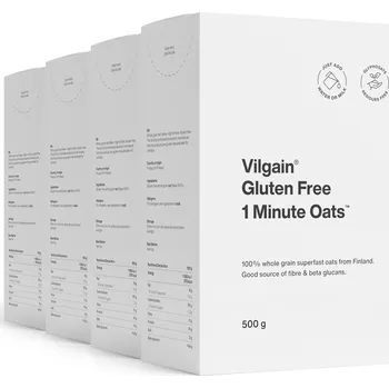 Vilgain Minutové ovesné vločky bezlepkové 4 x 500 g