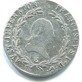 František II. 20 Kreuzer 1822/E. Gyulafehérvár. Ag.