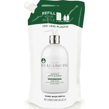 BAYLIS & HARDING Náhradní náplň tekutého mýdla 1 l Jasmín & Jabloňový květ