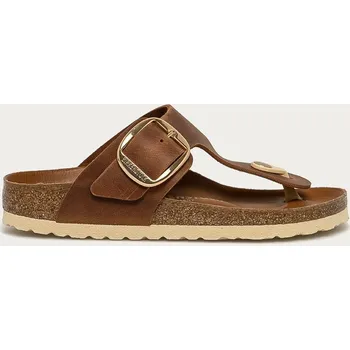Dámská obuv Kožené žabky Birkenstock Gizeh Big Buckle 1018785 hnědá 88X, EUR 39