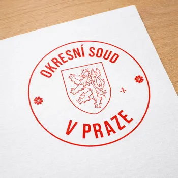 Grafická příprava otisku razítka SOUD pro Modico R45