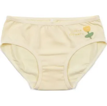 FANNIFEN DÍVČÍ KALHOTKY S KYTIČKOU Barva: Žlutá, Velikost: 128/134