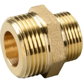 Fitinka Melfin Mosazná vsuvka redukovaná DN20 (G1") na DN25 (G1 1/4") silnostěnná