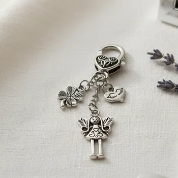 Přívěsek na klíče Anděl pro štěstí