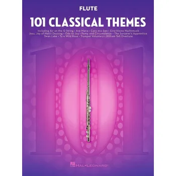 Hal Leonard 101 Classical Themes for Flute Noty (Jako nové)