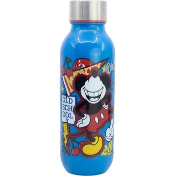 Láhev Dětská plastová láhev Mickey Mouse 640 ml – šroubovací uzávěr, BPA free, 81198